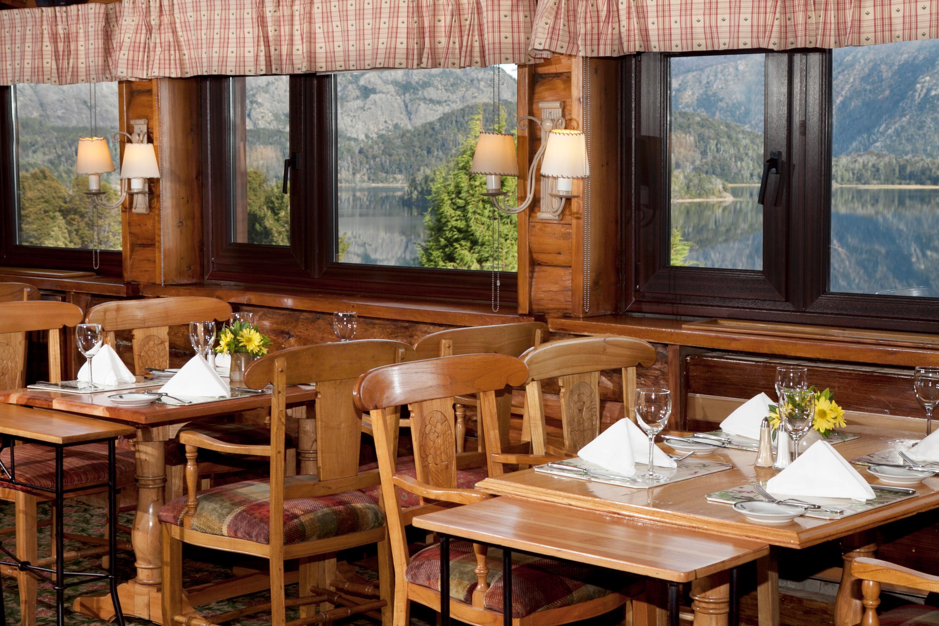 فندق ومنتجع وسبا جولف للاو للاو سان كارلوس دي باريلوتشي المطعم الصورة Dining room at the lodge